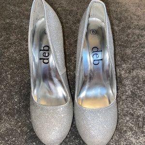 Glitter high heels